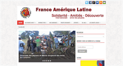 Desktop Screenshot of franceameriquelatine.org