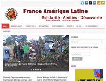 Tablet Screenshot of franceameriquelatine.org